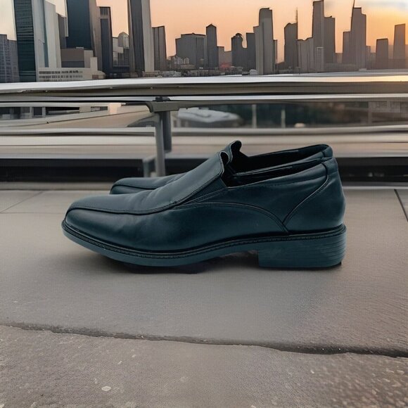 Croft & Barrow Mens Size 8.5 M Black Ortholite Slip On Loafer Casual Dress Shoe - Picture 2 of 11